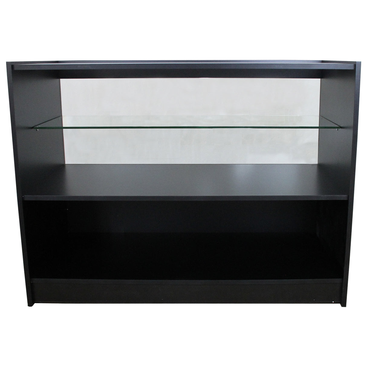 Mostrador C1200 Negro para Tienda y Recepciòn Sòlido y Elegante 120 x 60 x 90cm