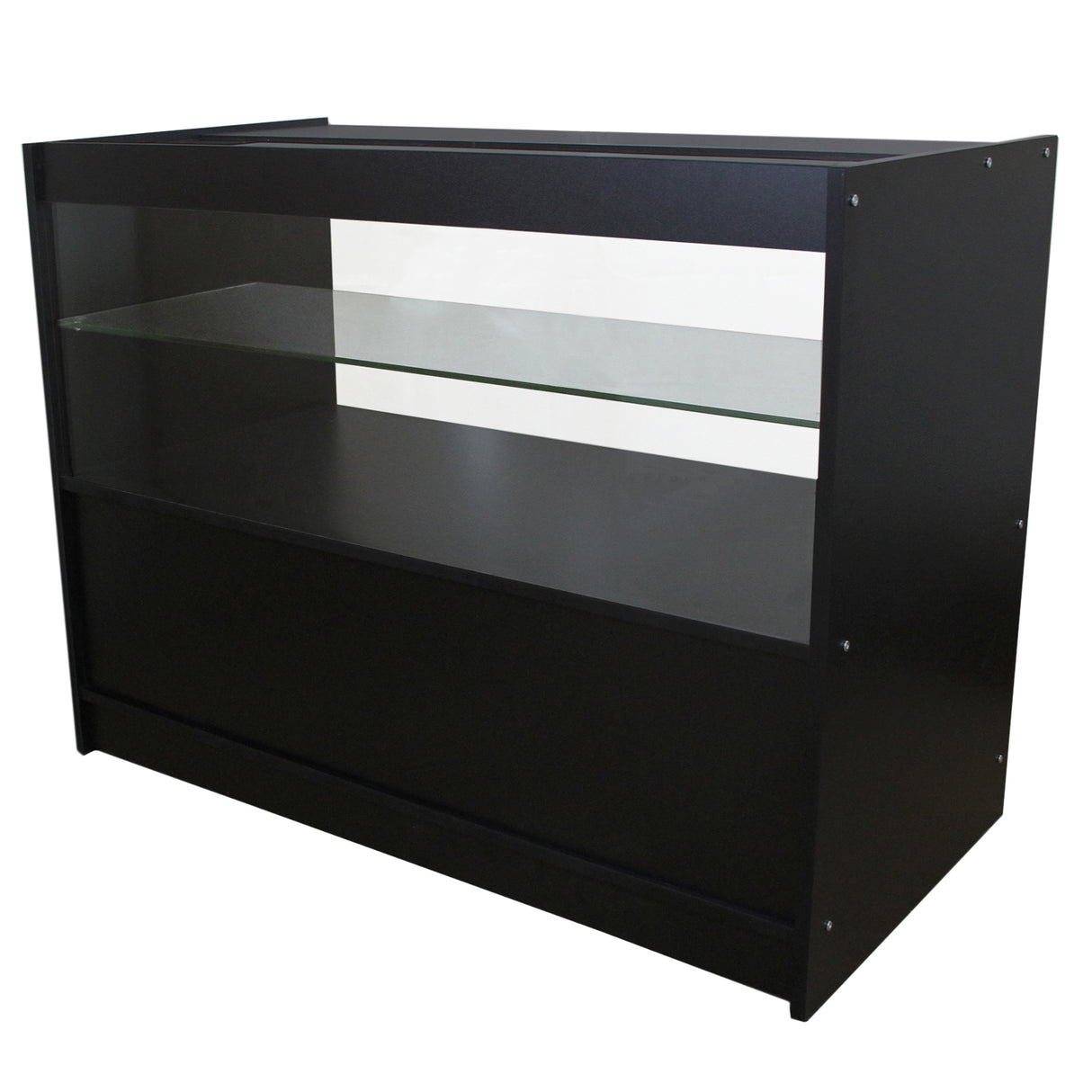 Mostrador C1200 Negro para Tienda y Recepciòn Sòlido y Elegante 120 x 60 x 90cm