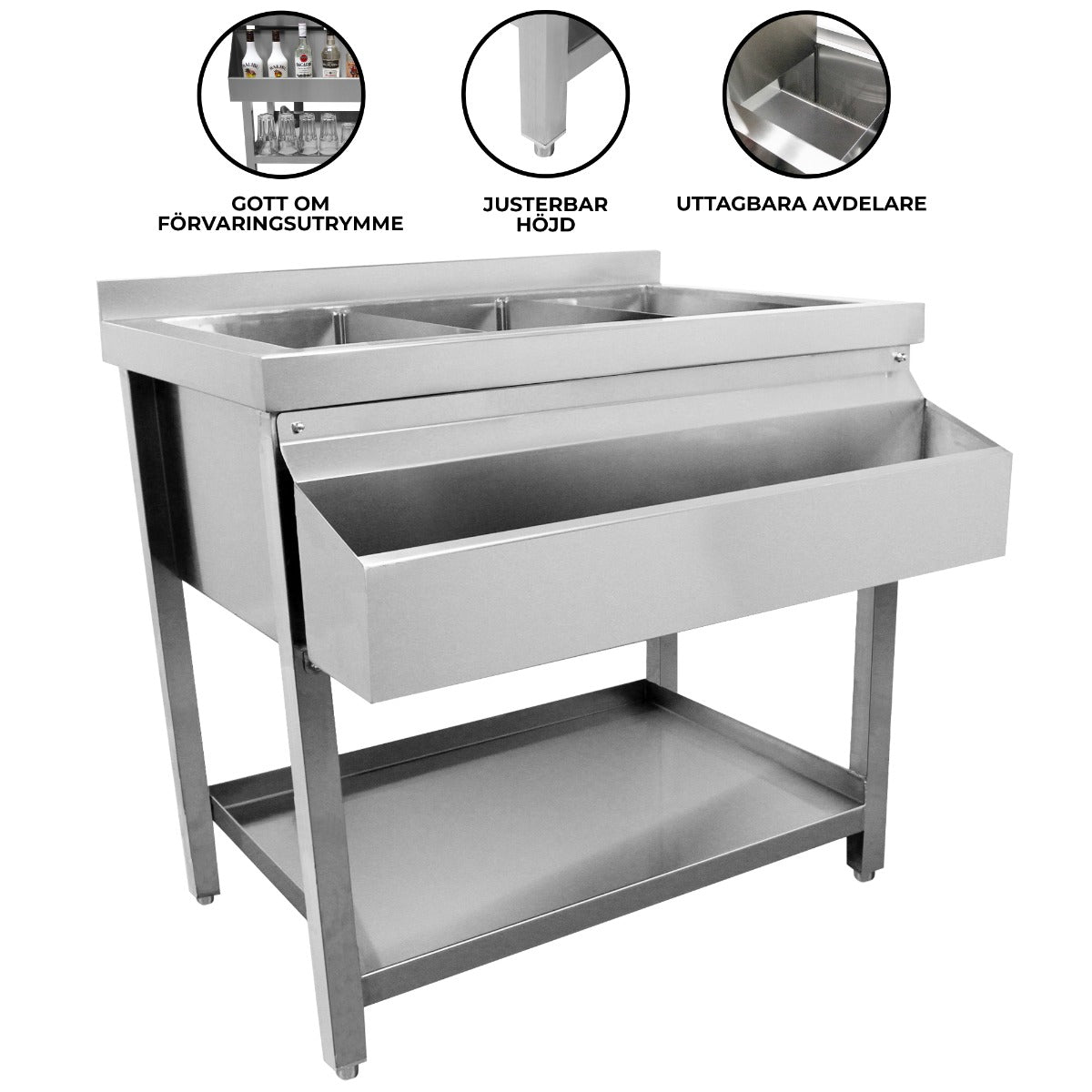 Barra de Coctelería KuKoo de Acero Inoxidable