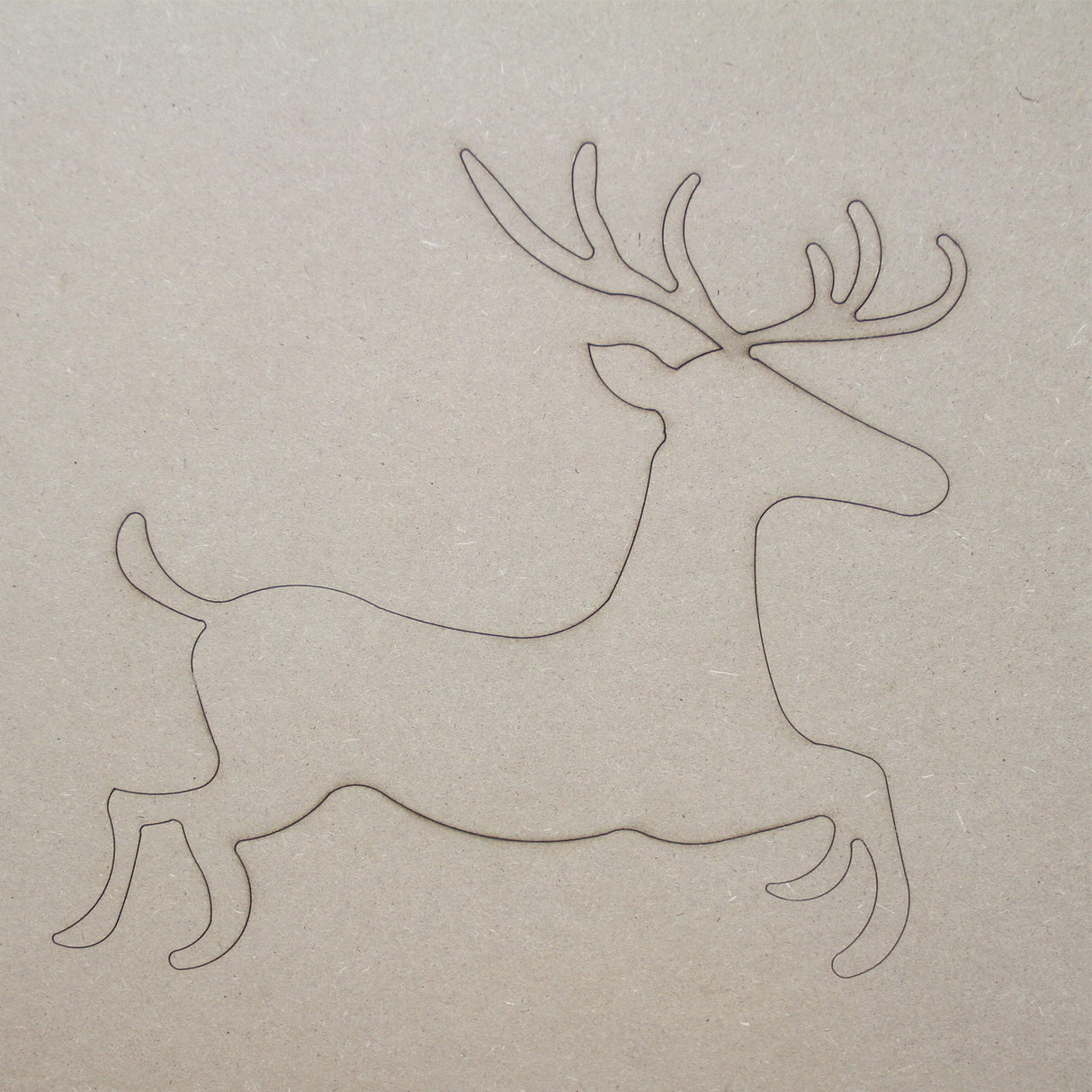 Trineo Expositor de Papá Noel Santa Claus para Navidad en MDF