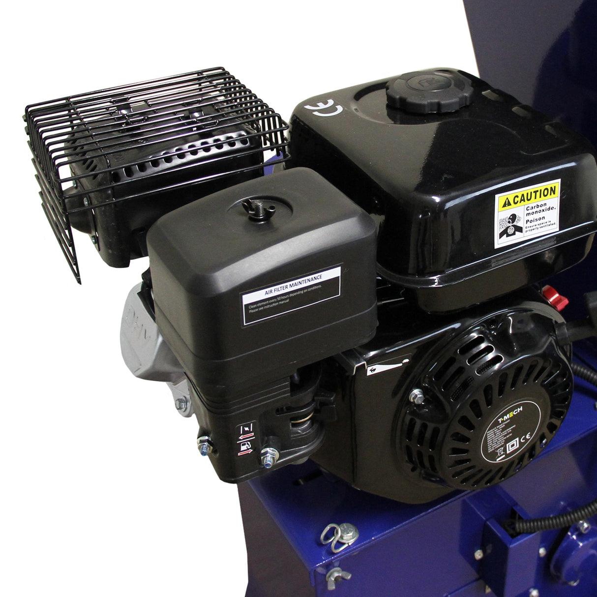 Cortadora de Troncos 5T y Astilladora de Madera 6.5HP Trituradora de Madera 2000W Motor Hidráulico 3L