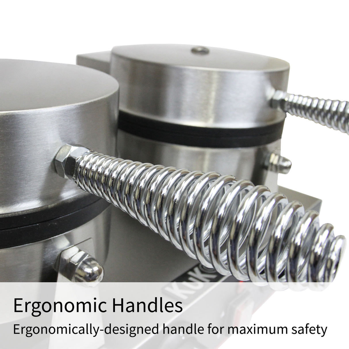 Gofrera Doble Eléctrica de Acero Inoxidable