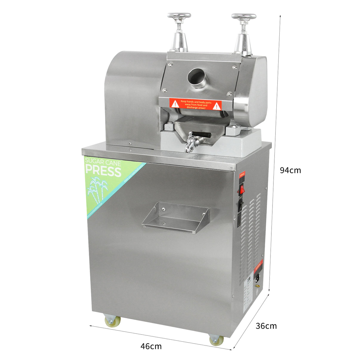 Máquina Exprimidora de Caña de Azúcar de Acero Inoxidable