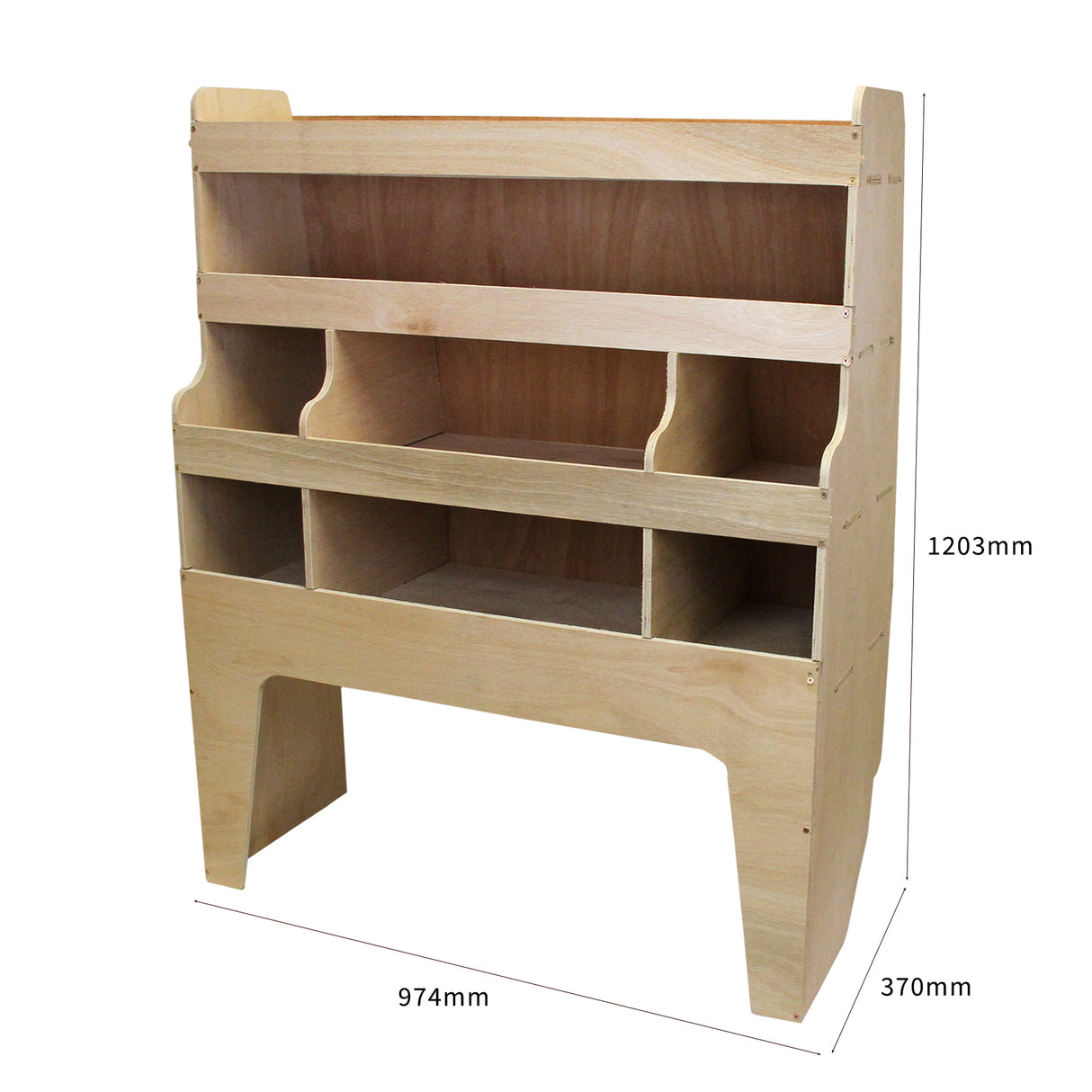 Estantería de Madera para Furgoneta VW Transporter