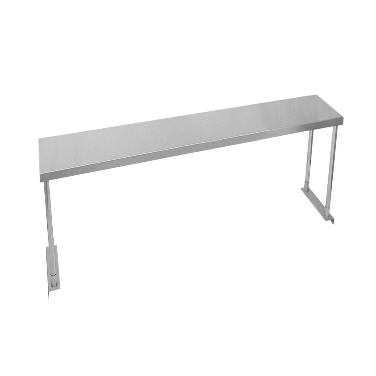 KuKoo Estante de Sobremesa 1 Nivel para Cocina Comercial de Acero Inoxidable Resistente 150 cm