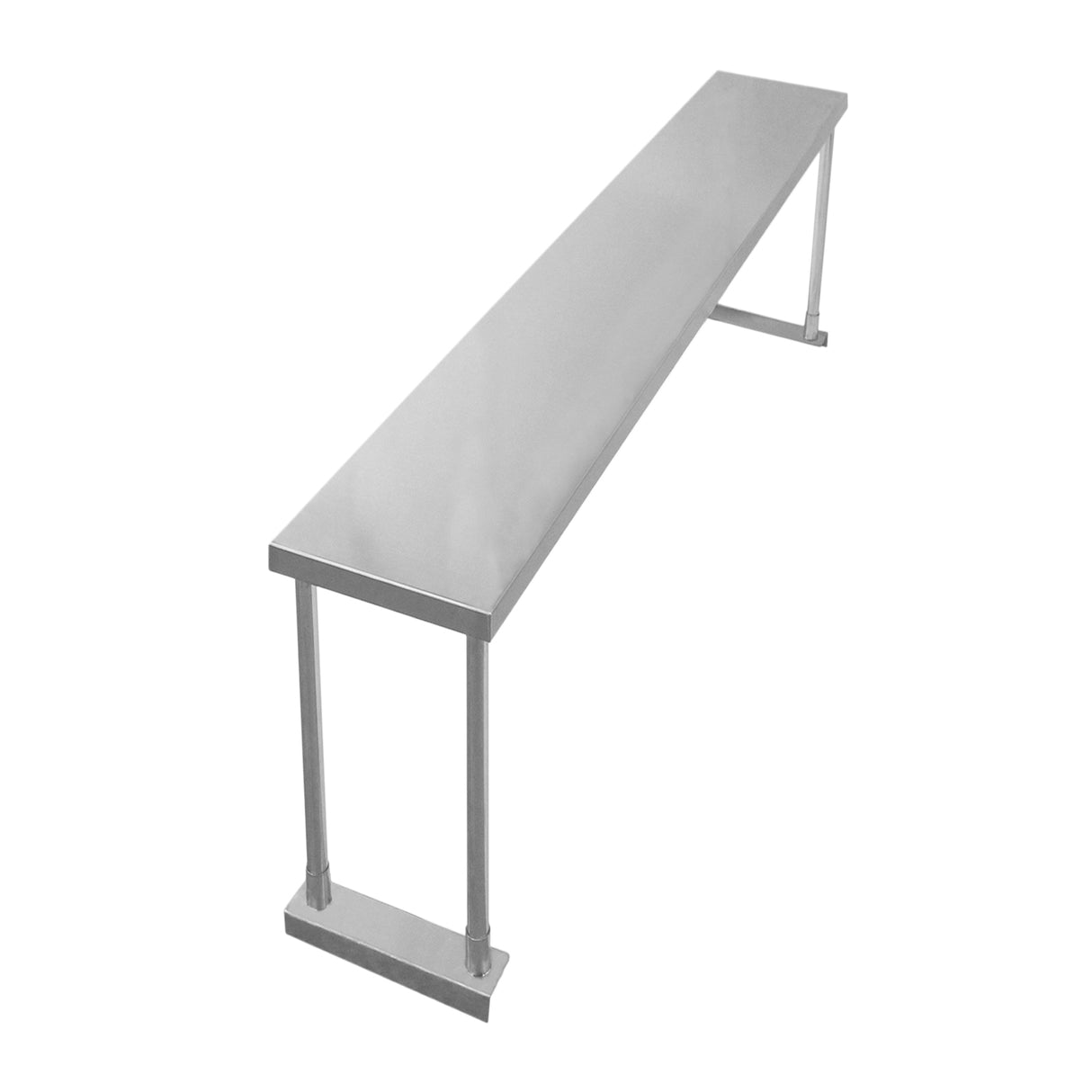 KuKoo Estante de Sobremesa 1 Nivel para Cocina Comercial de Acero Inoxidable Resistente 150 cm