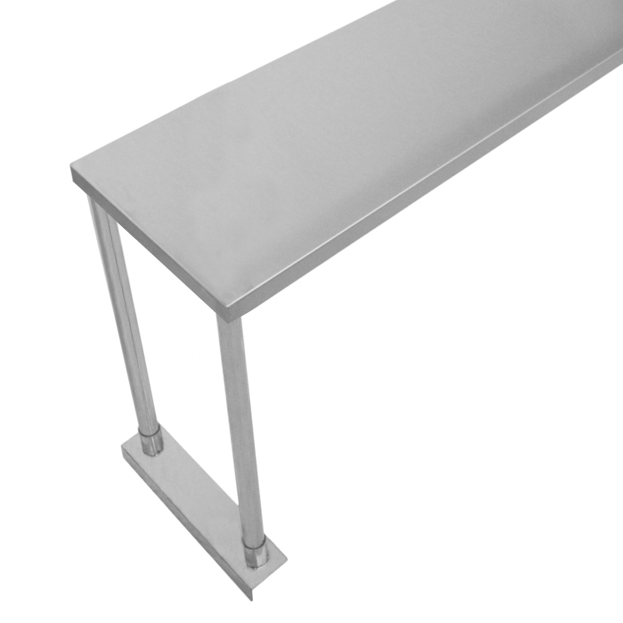 KuKoo Estante de Sobremesa 1 Nivel para Cocina Comercial de Acero Inoxidable Resistente 150 cm