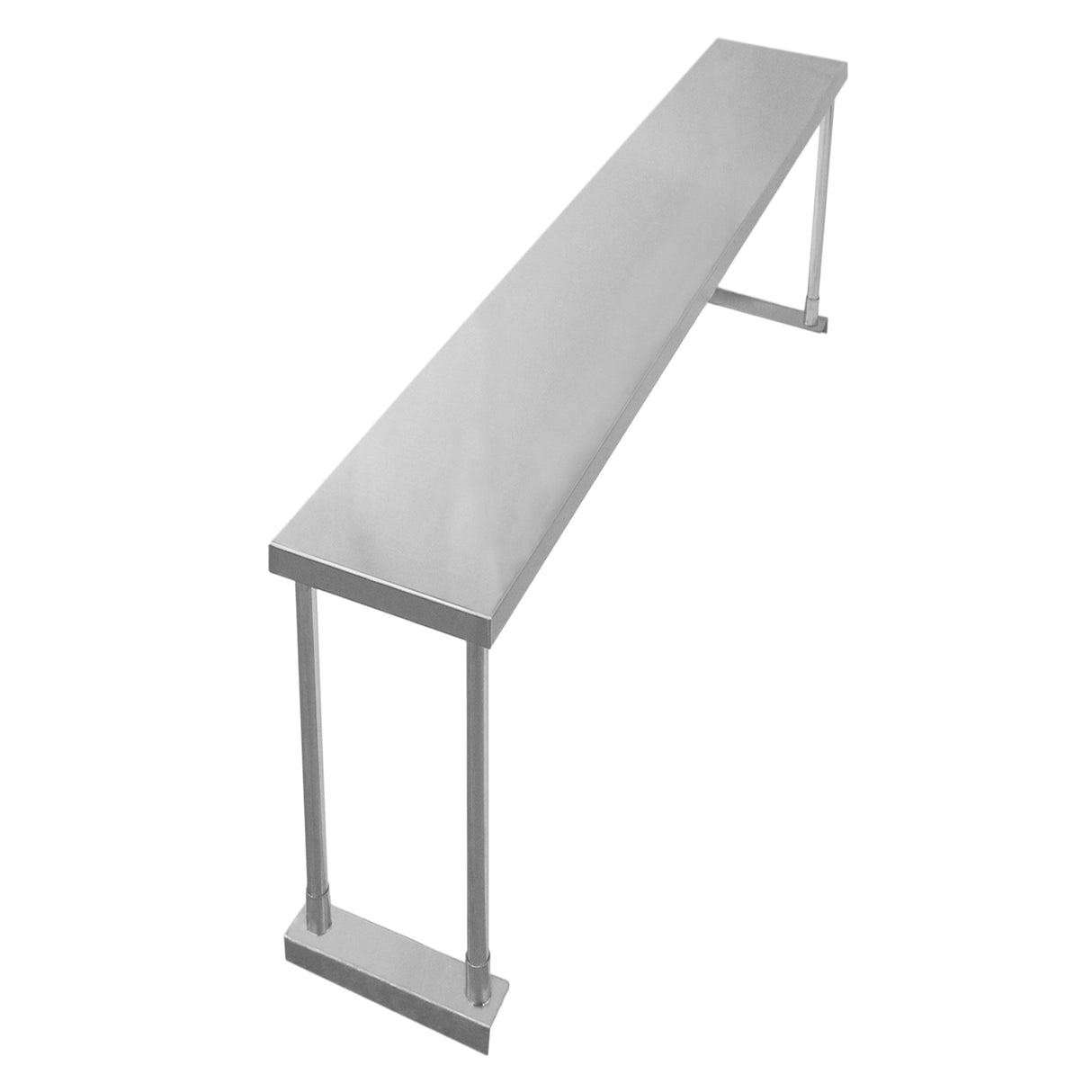 KuKoo Estante de Sobremesa 1 Nivel para Cocina Comercial de Acero Inoxidable Resistente 180 cm