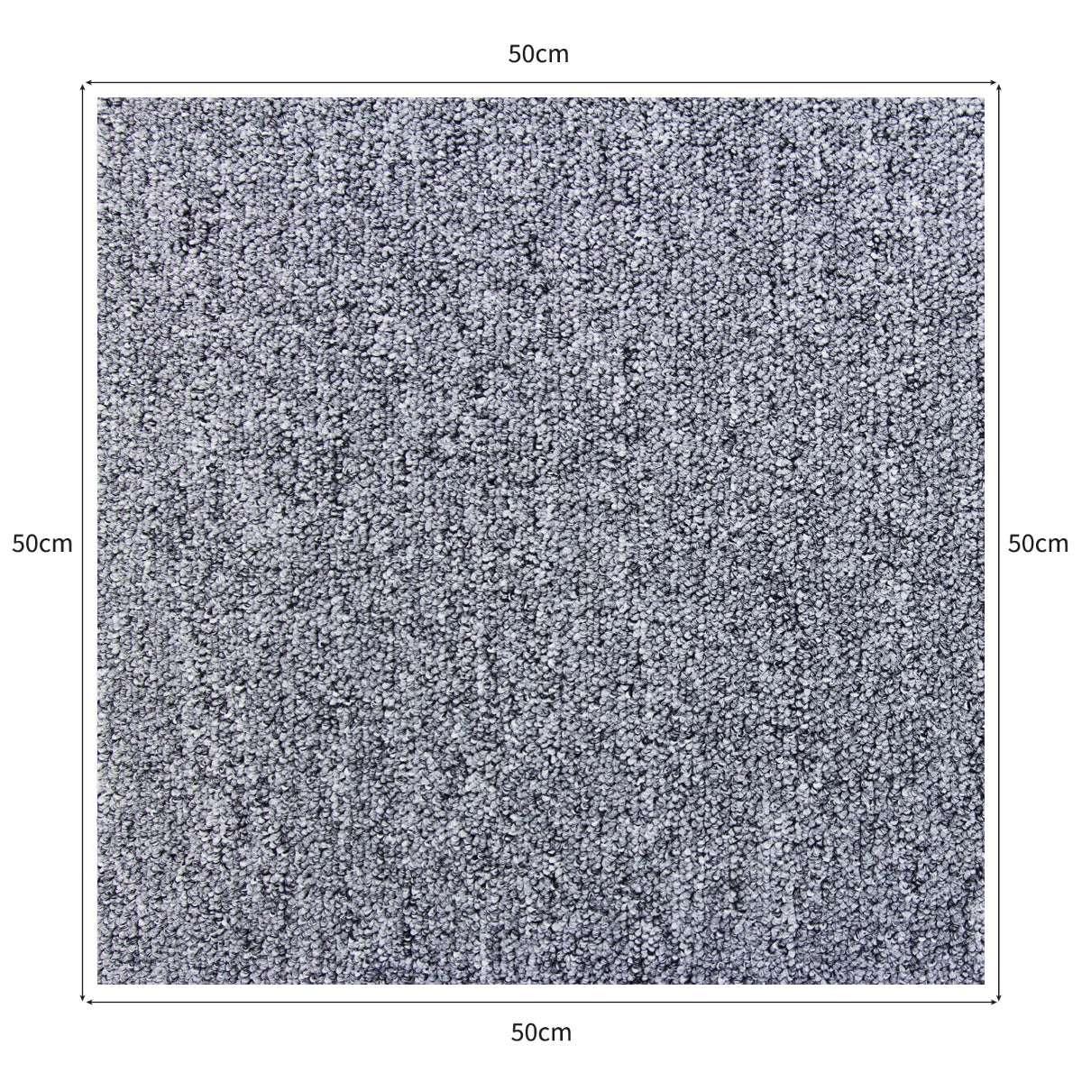 40 Losetas de Moqueta de 10m² Gris Platino