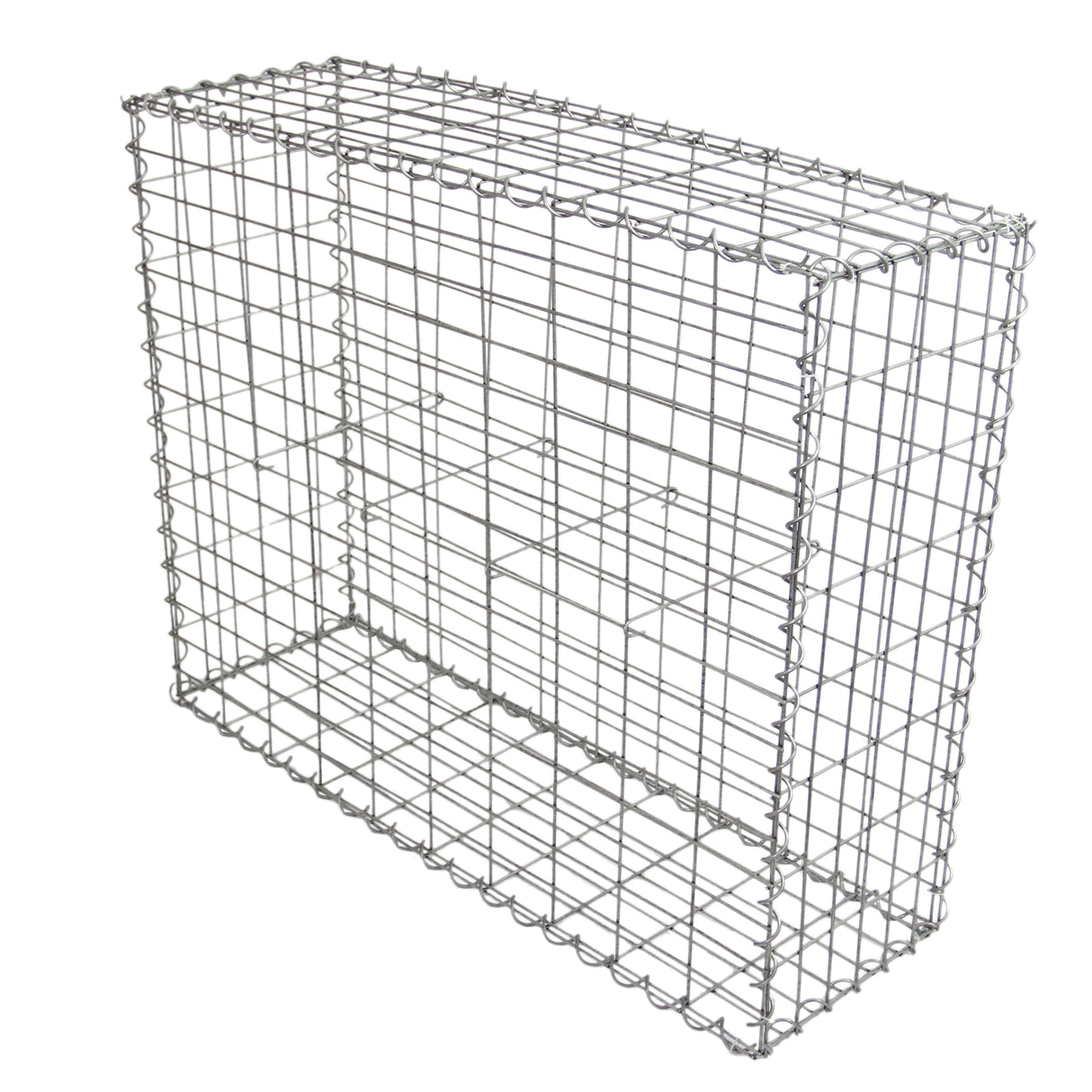 2 Cestas de Acero Galvanizado de Exterior Jaulas para Decoración 100 x 80 x 30cm