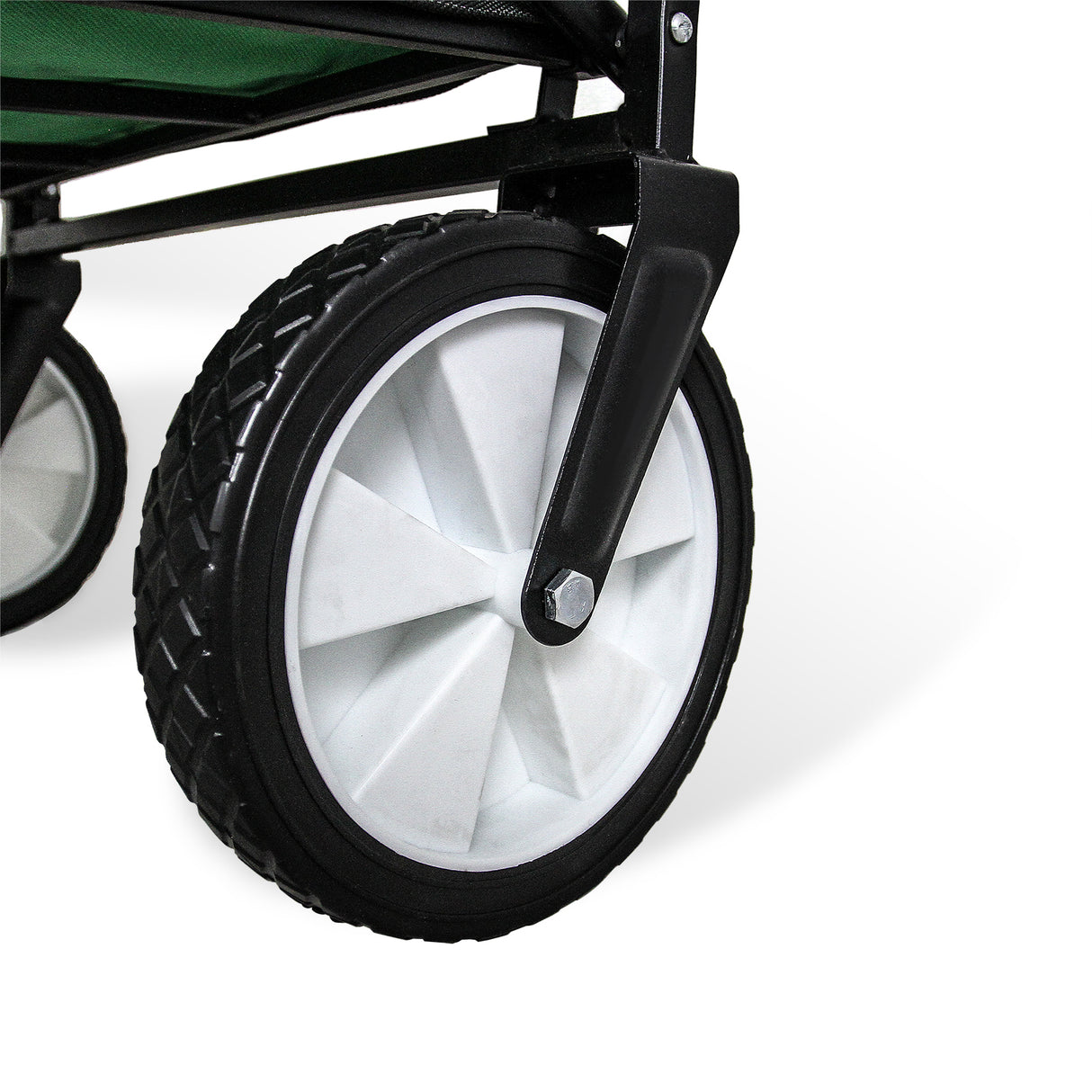 Carrito Plegable Todoterreno para Playa y Festivales Verde