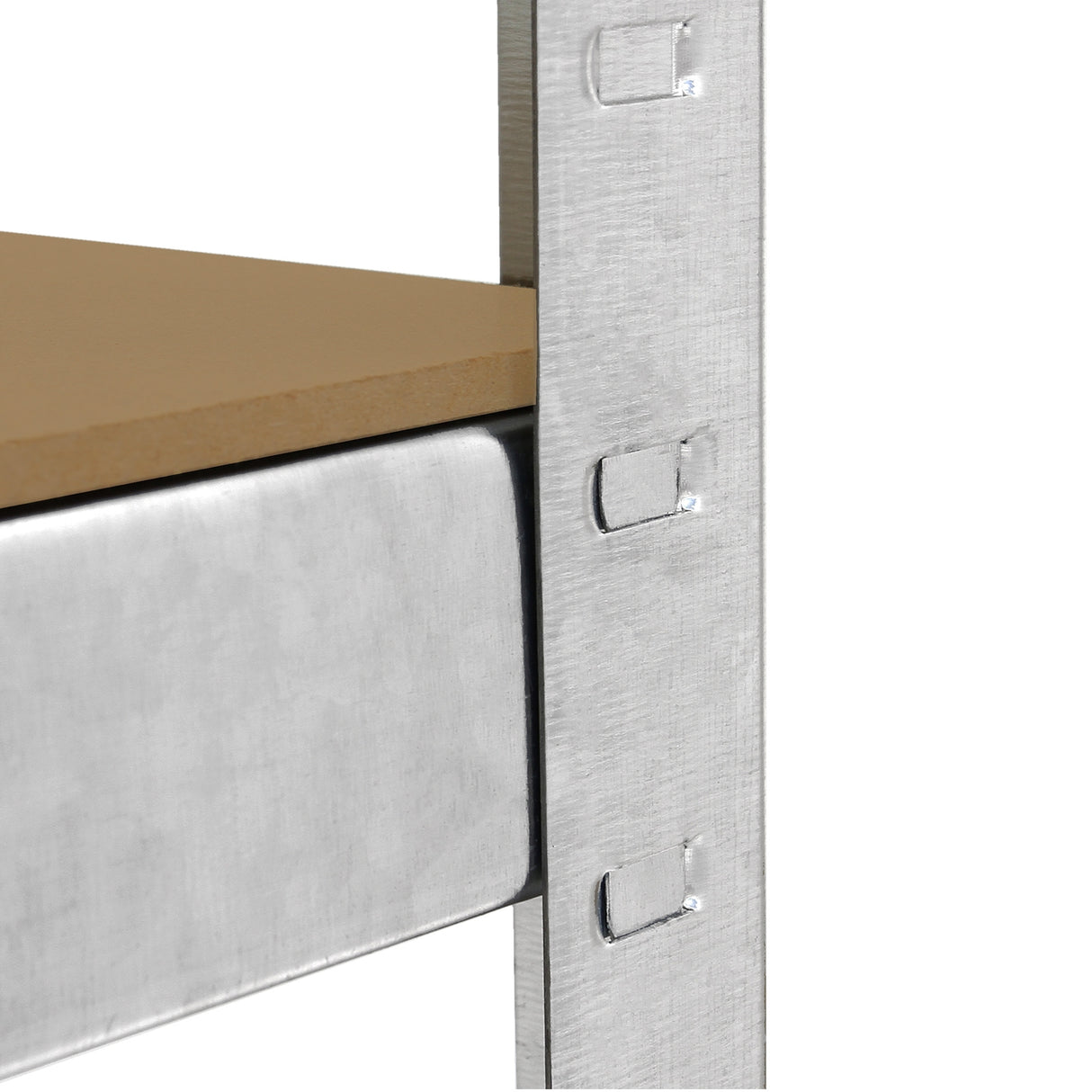 Estantería de Acero Galvanizado 90x40x180cm - Plata