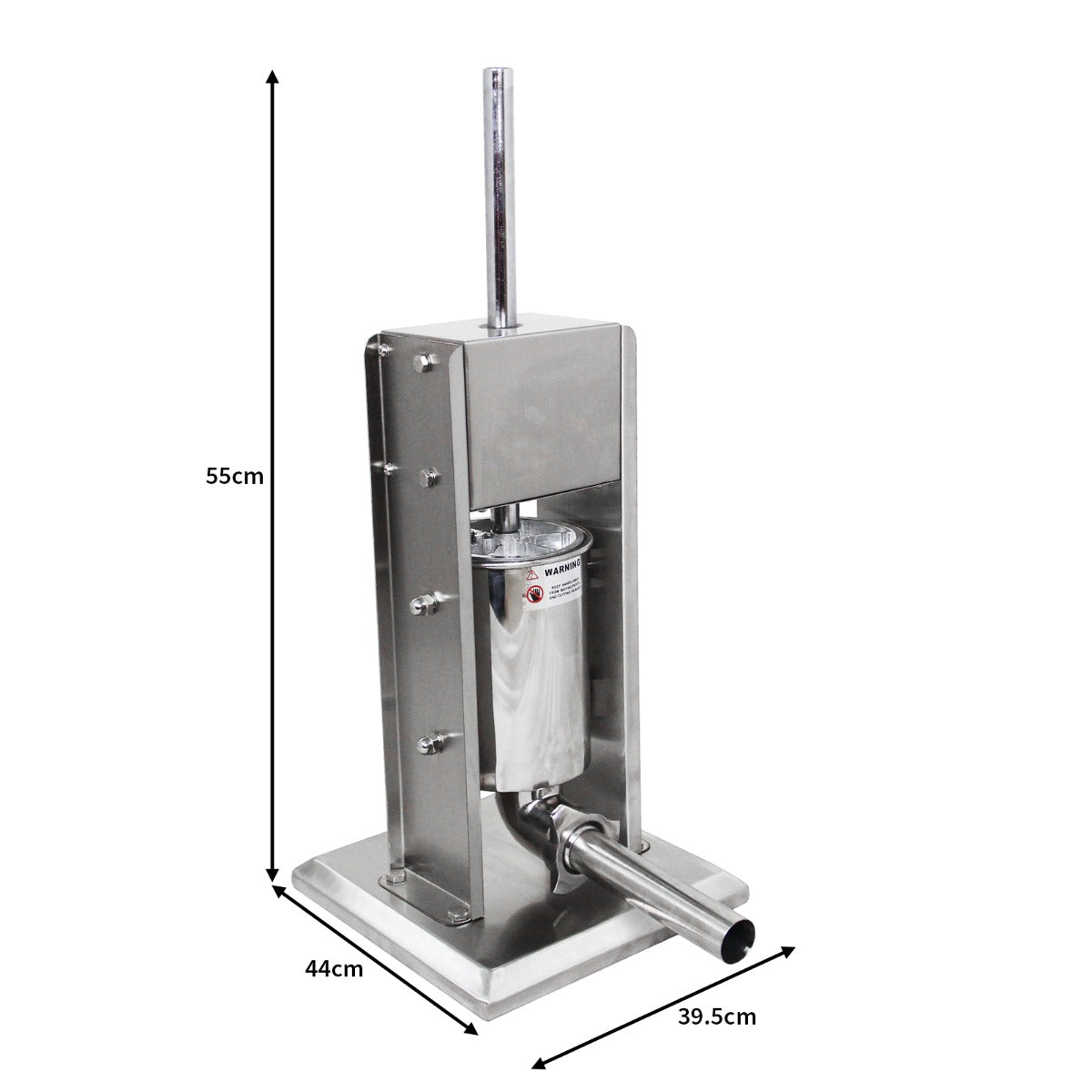 3L Manual Embutidora de Salchichas de Acero Inoxidable Máquina de Carne Vertical