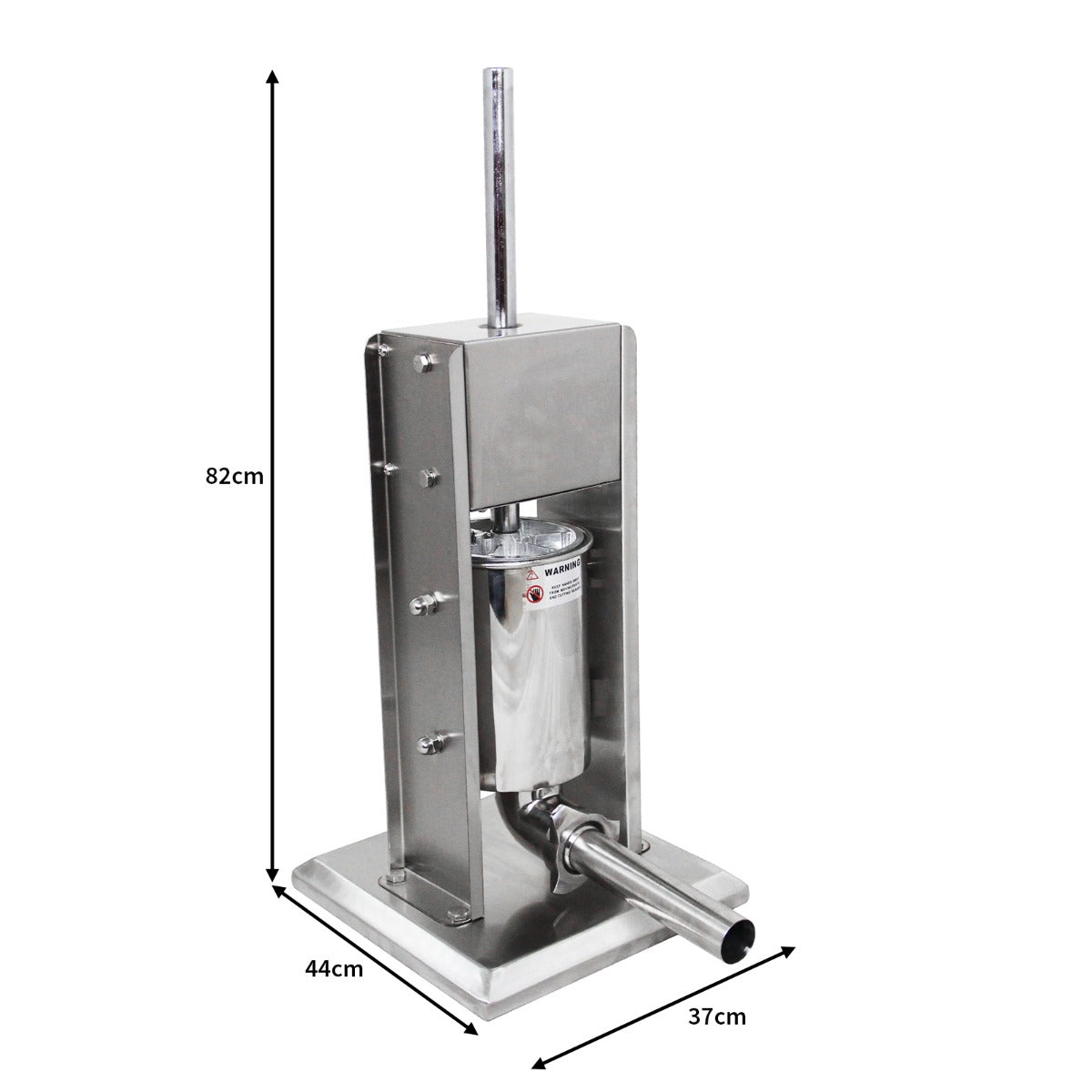 Embutidora Manual Vertical 7L para Salchichas