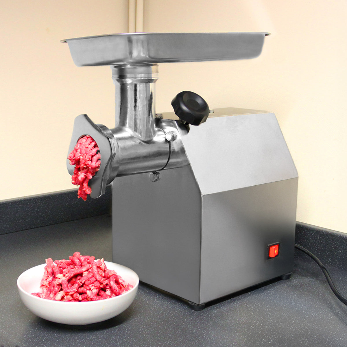 Picadora de Carne Industrial 850W – 170 kg/h – Acero Inoxidable