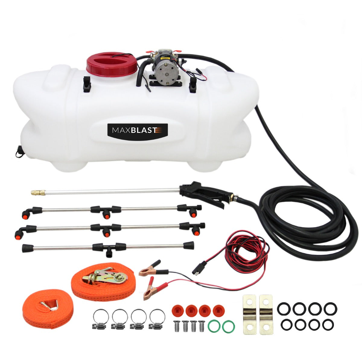 Remolque Basculante Todoterreno ATV y Pulverizador de 60 Litros