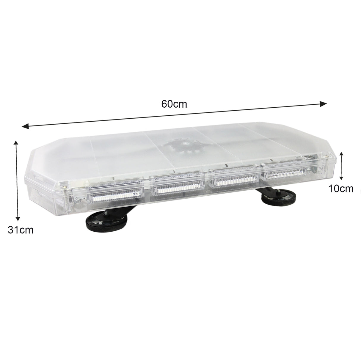 LED Luz Ámbar Barra Estroboscópica Faro Recuperación Aviso 600mm