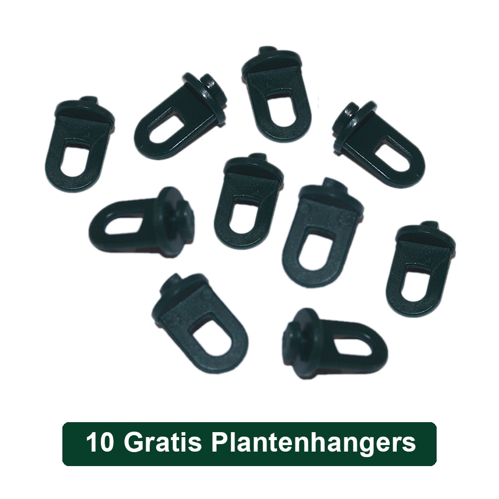 Invernadero sin Base Policarbonato Tipo Caseta Jardín 1.8m x 1.2m