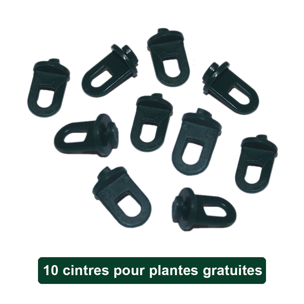 Invernadero sin Base Policarbonato Tipo Caseta Jardín 1.8m x 1.2m