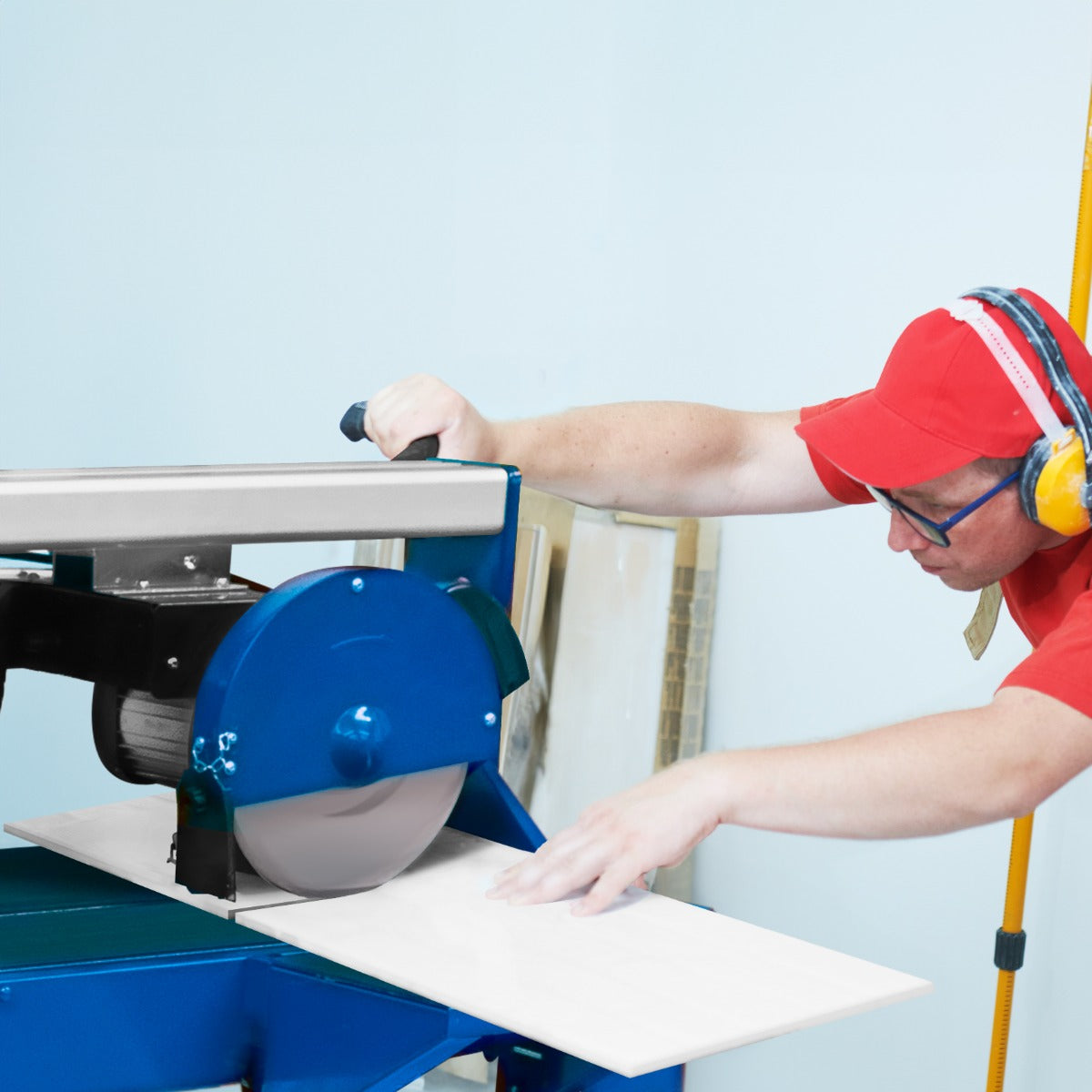 Banco Cortador de Azulejos Húmedos Máquina Corta Azulejos Eléctrico 920mm 1200W