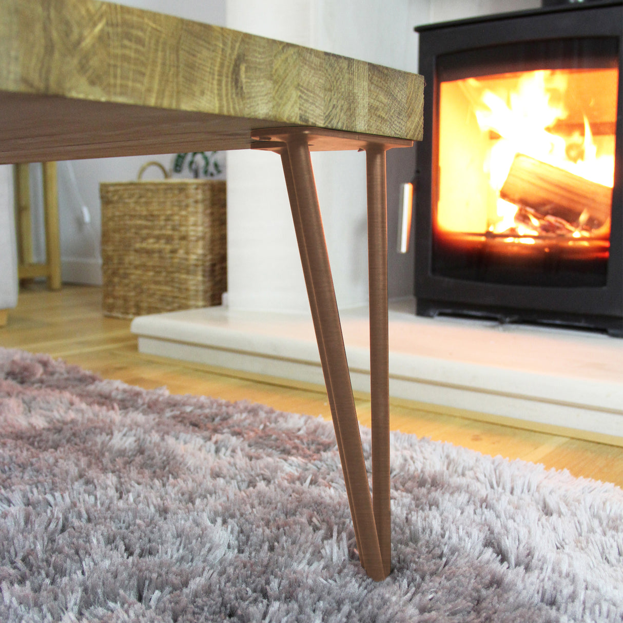 4 Patas de Horquilla para Mesa SkiSki Legs 30.5cm de Altura 2 Dientes 10mm