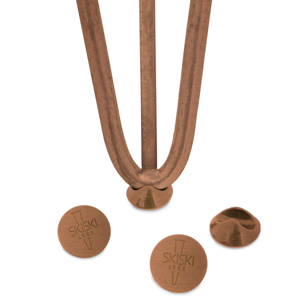 4 Patas de Horquilla para Mesa SkiSki Legs 71 cm de Altura 3 Dientes 12mm