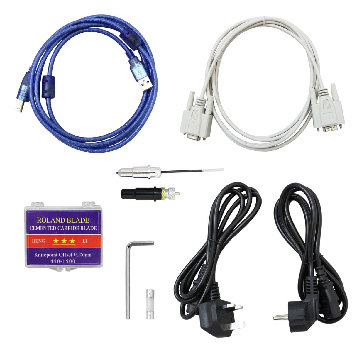 Cortador de vinilo - 1350 mm con guía de luz LED y soporte