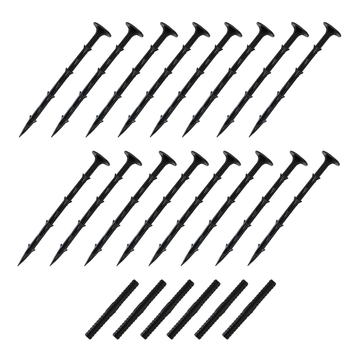 Bordes de Césped Marrón Flexibles Jardín Bordes de Césped Paquete de 12 x 1.2m