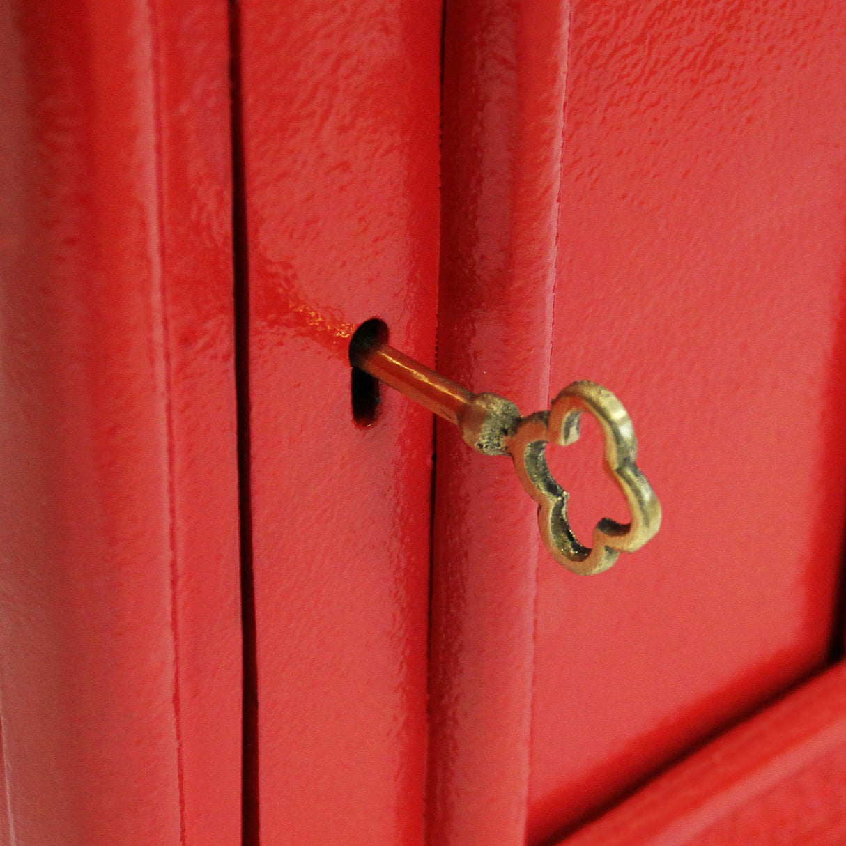 Buzón Royal Mail Rojo con Soporte de Suelo de Hierro Fundido y Montaje de Pared