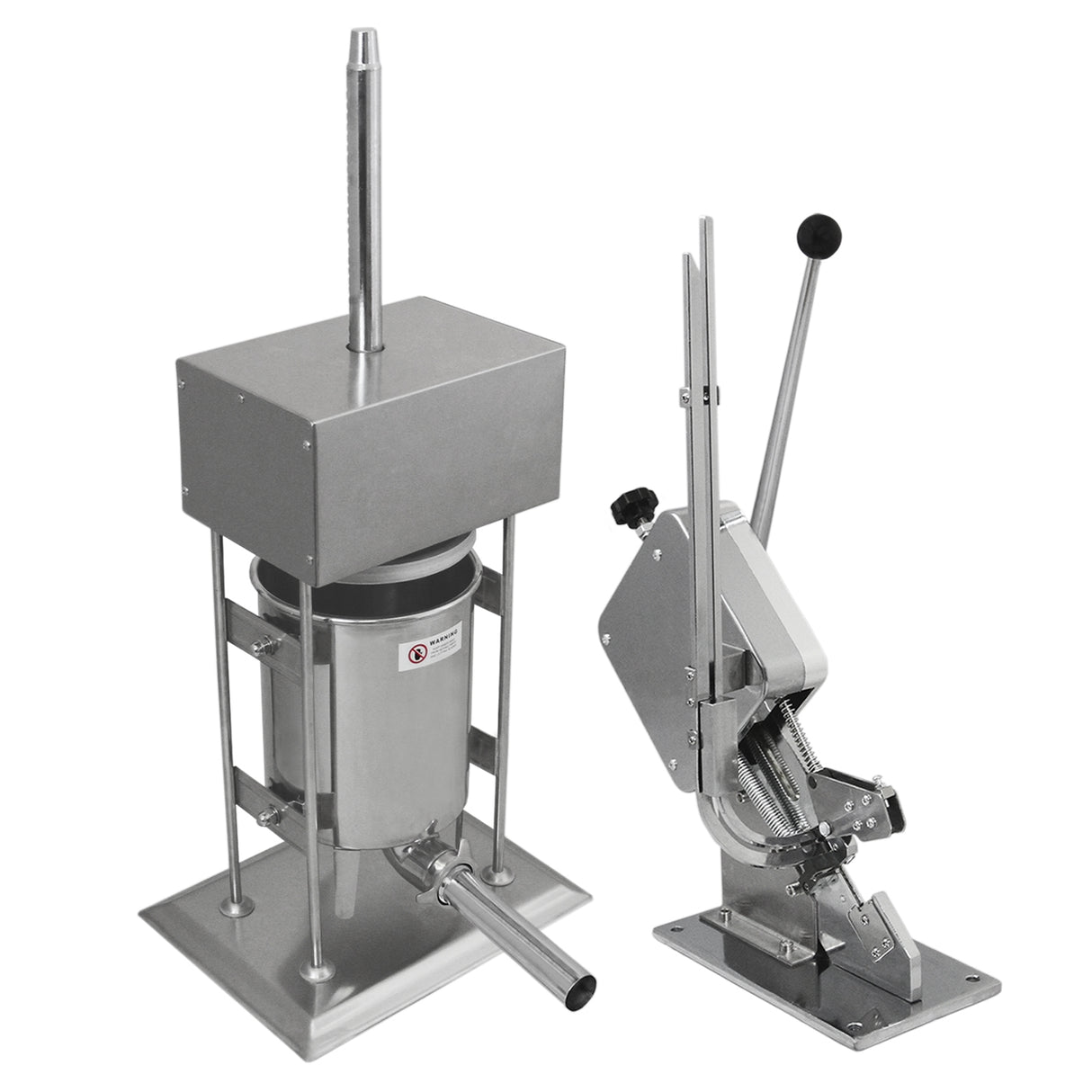 Kit de Embutidora Eléctrica de Salchichas 15L y de Cortadora de Salchichas Comercial