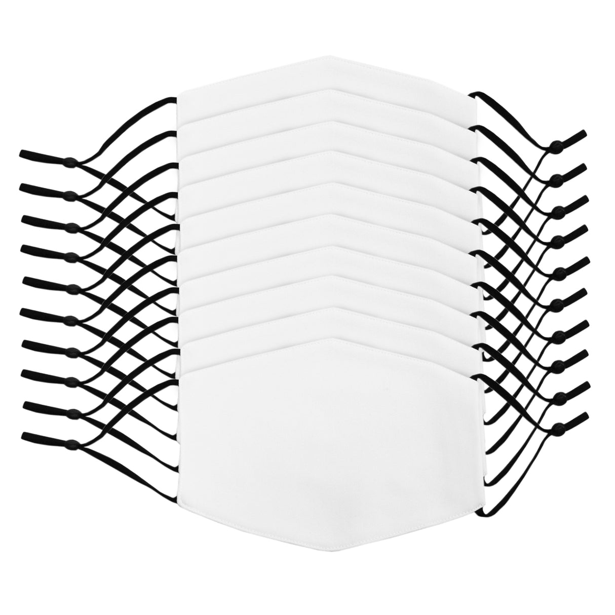 10 Mascarillas Grandes para Sublimación Personalizados Reutilizables Adultos