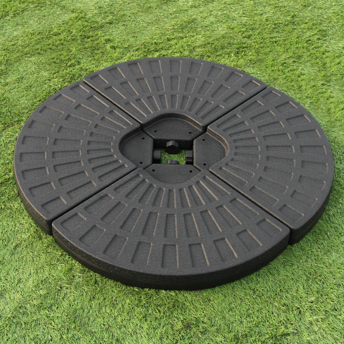 Base de Sombrilla Voladiza - Diseño Ventilador