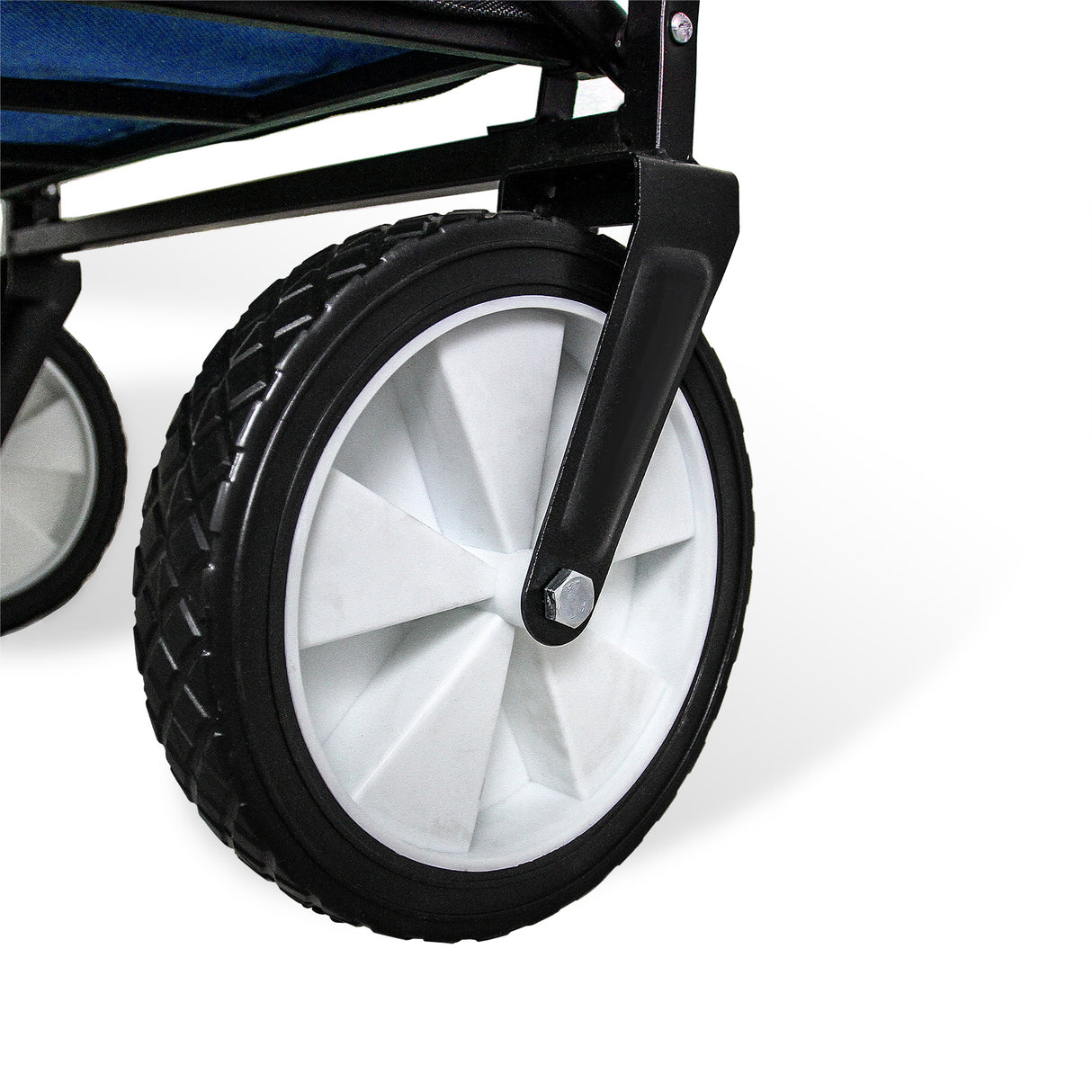 Carrito Plegable Todoterreno para Playa y Festivales Azul