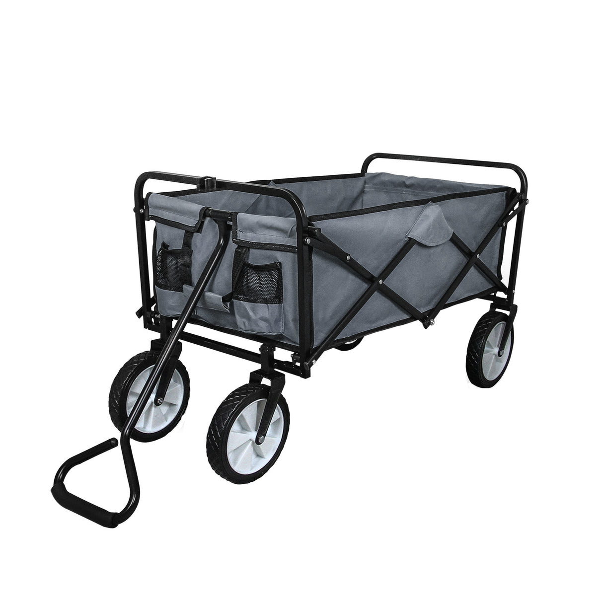Carrito Plegable Todoterreno para Playa y Festivales Gris