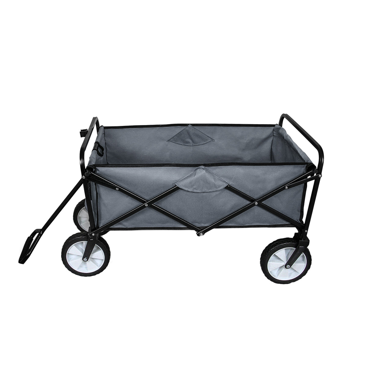 Carrito Plegable Todoterreno para Playa y Festivales Gris