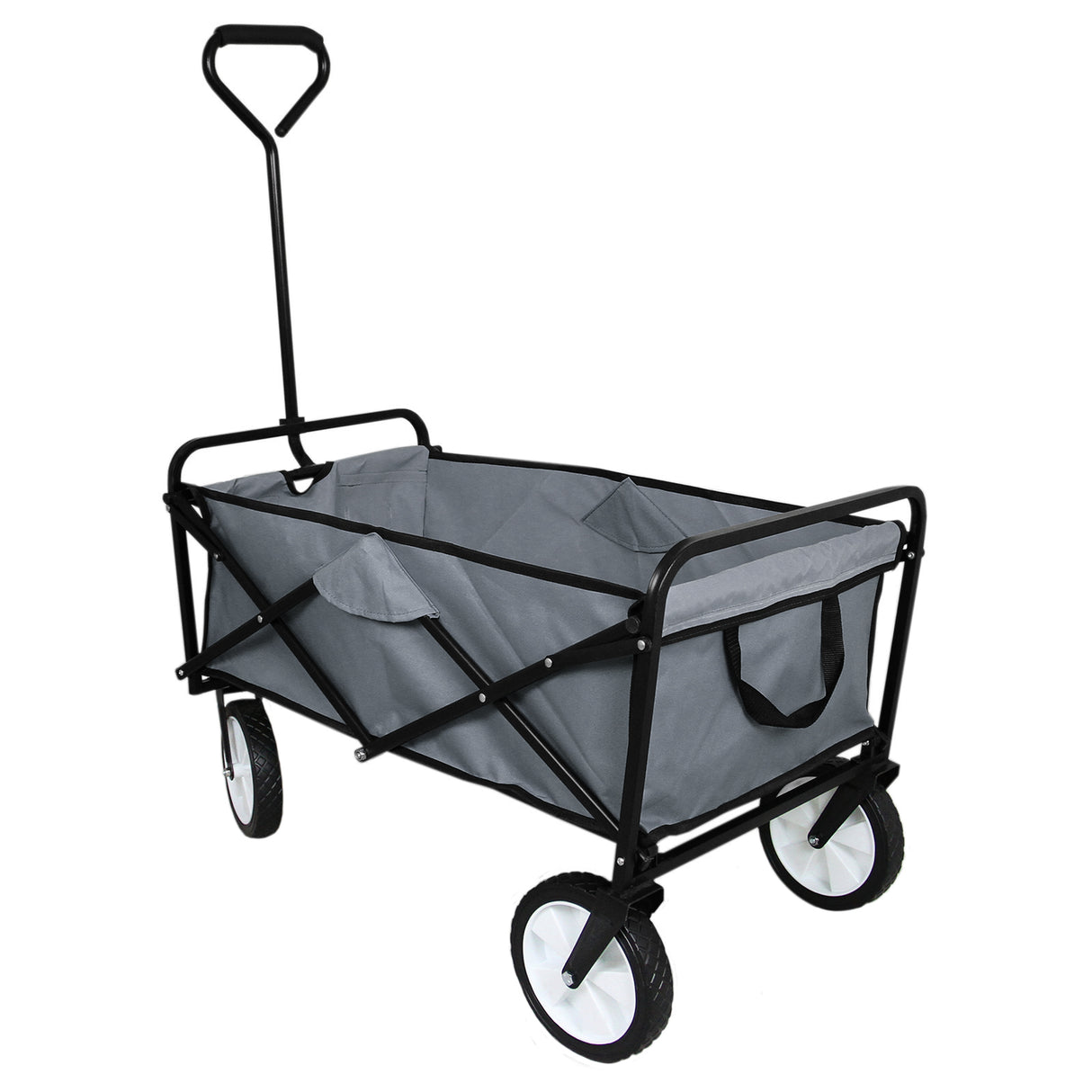 Carrito Plegable Todoterreno para Playa y Festivales Gris