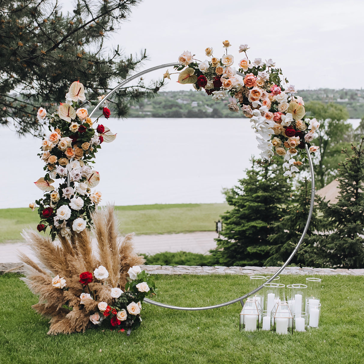 Arco de boda de 200cm – Plateado
