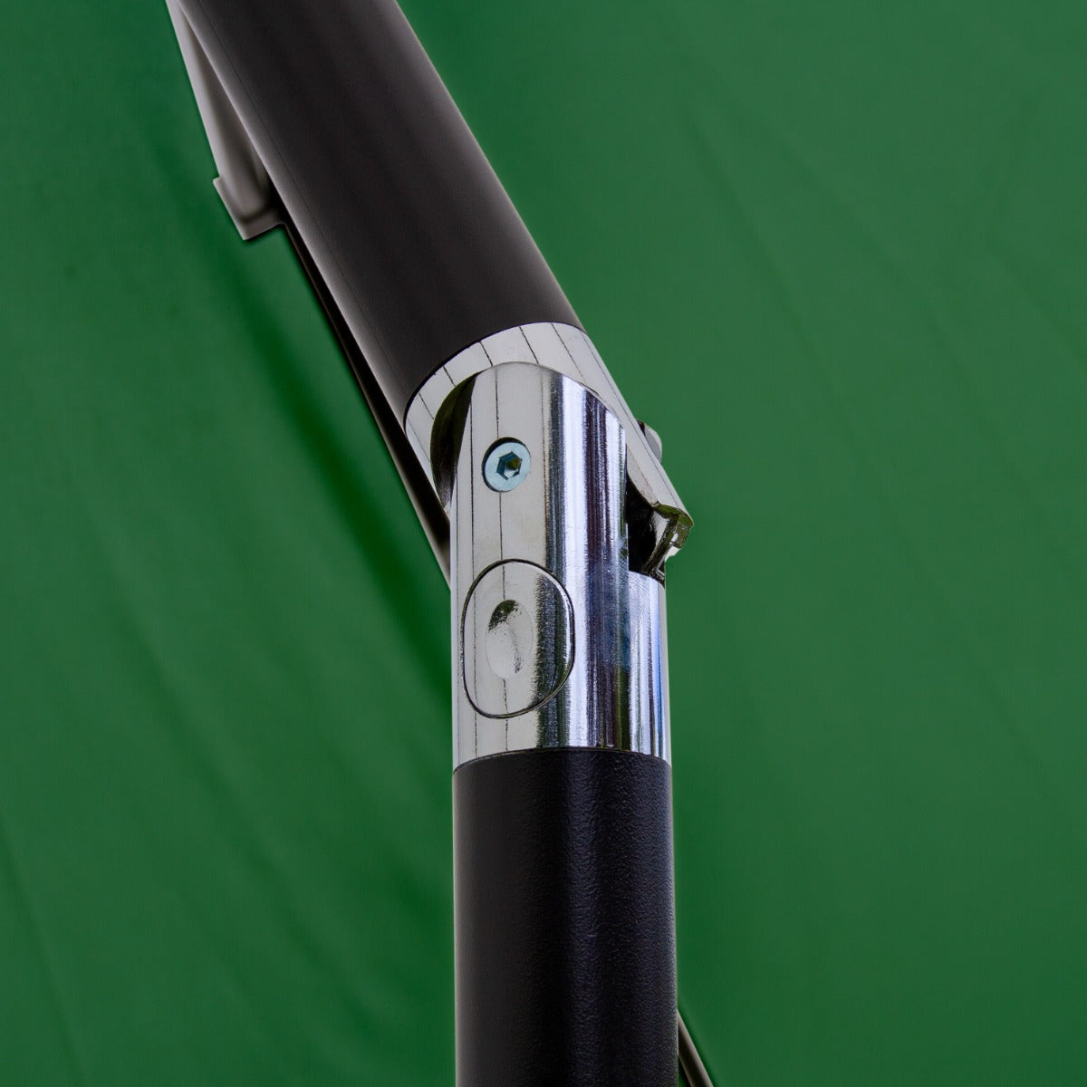 Sombrilla Voladiza Inclinable de 2.7m con Luces LED - Verde