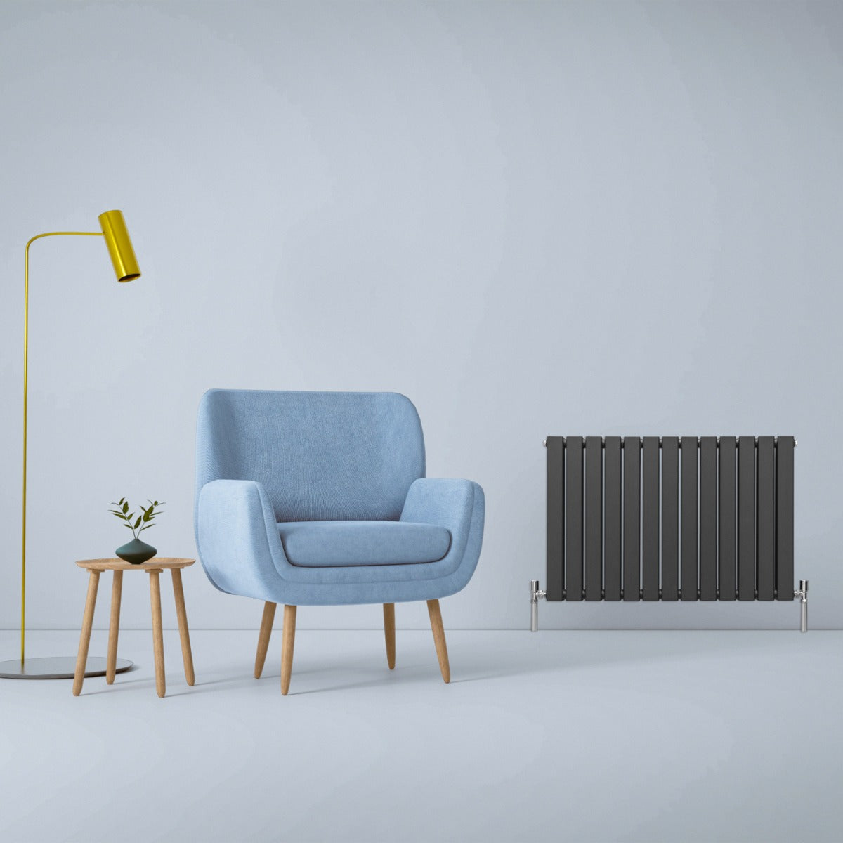 Radiadores de Panel Plano de Diseñador 600x910mm – Gris Antracita