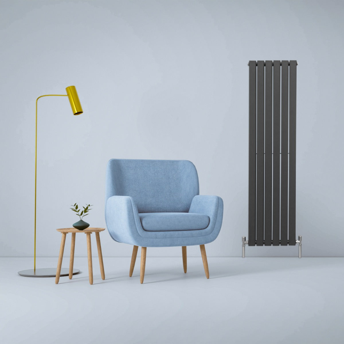 Radiadores de Panel Plano de Diseñador 1600x420mm – Gris Antracita