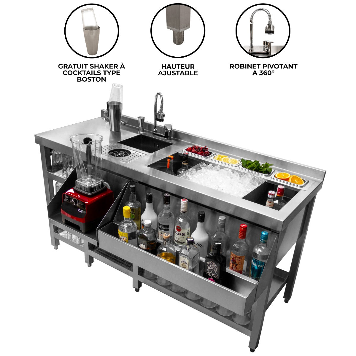 Barman Kit Completo de Coctelería Lujoso