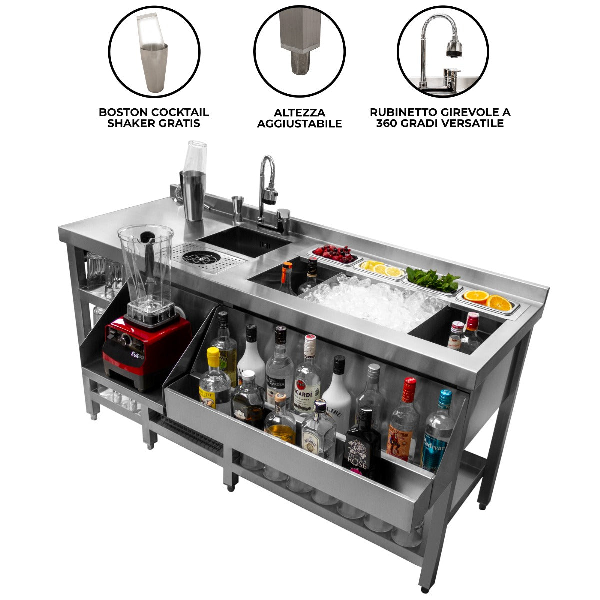 Barman Kit Completo de Coctelería Lujoso