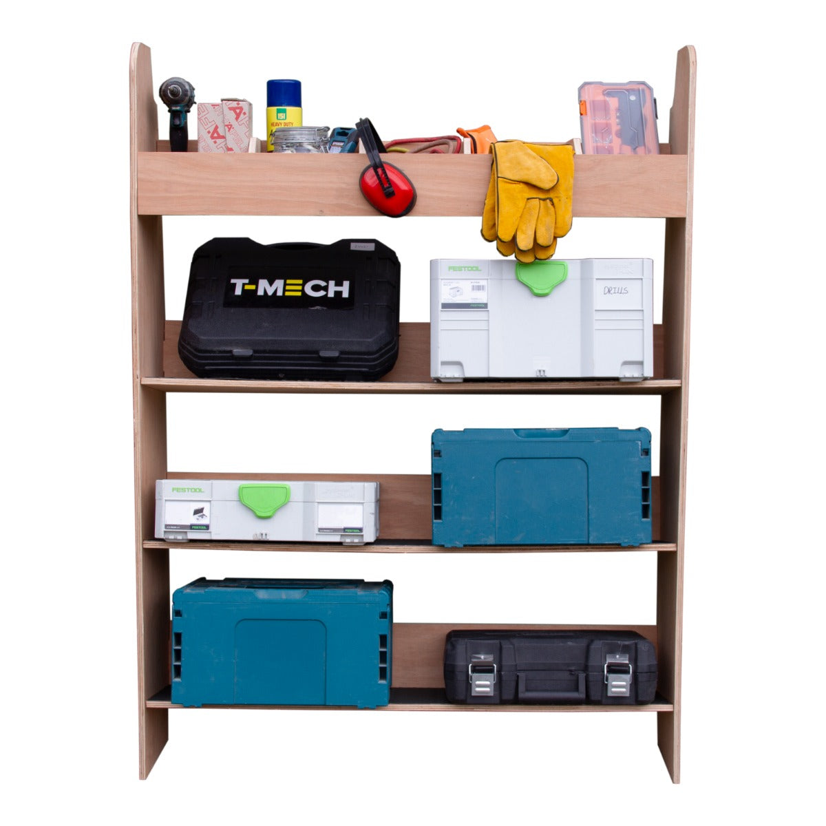 Ford Transit Custom SWB LWB MDF Estantería Furgoneta