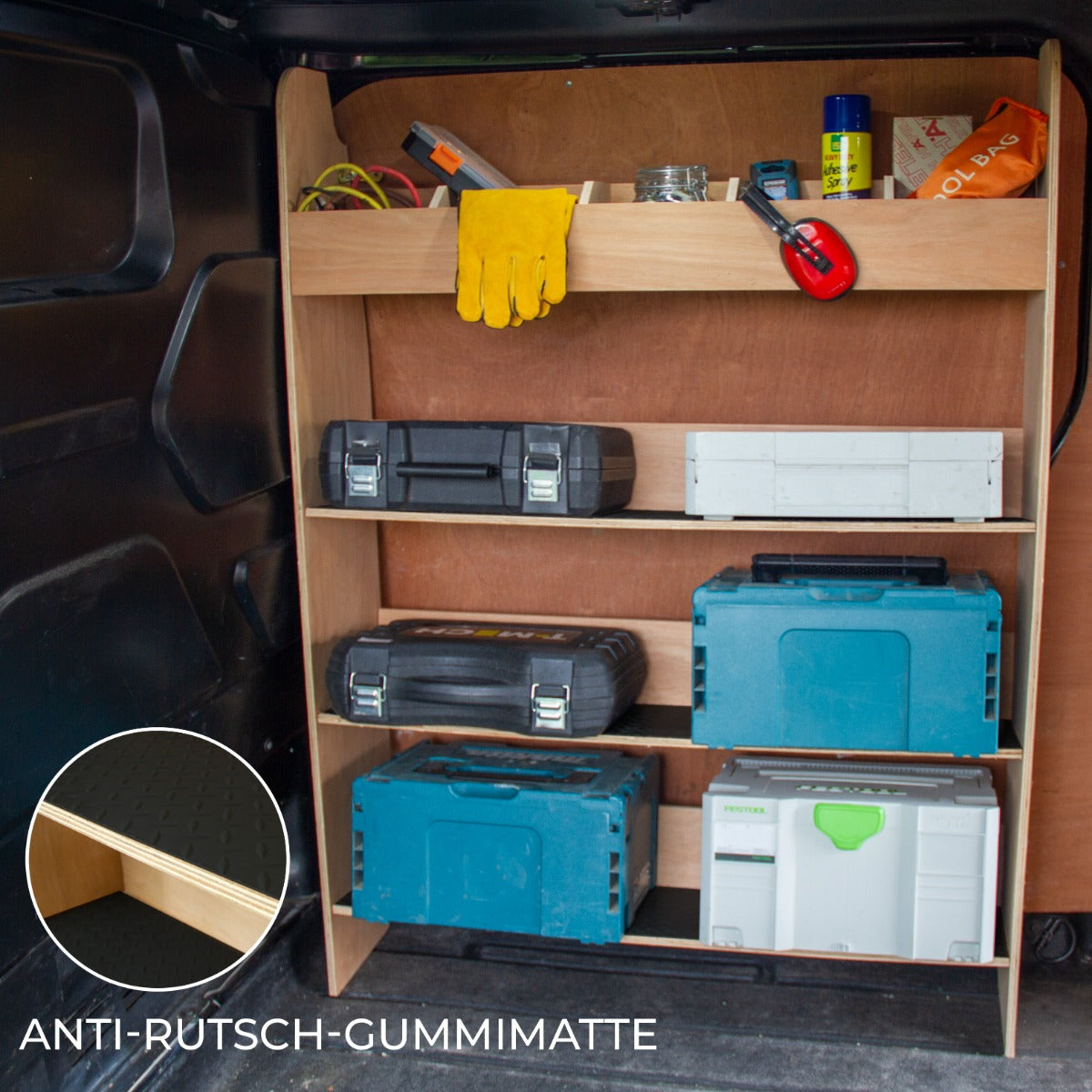 Ford Transit Custom SWB LWB MDF Estantería Furgoneta