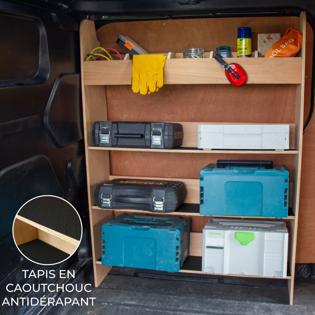 Ford Transit Custom SWB LWB MDF Estantería Furgoneta