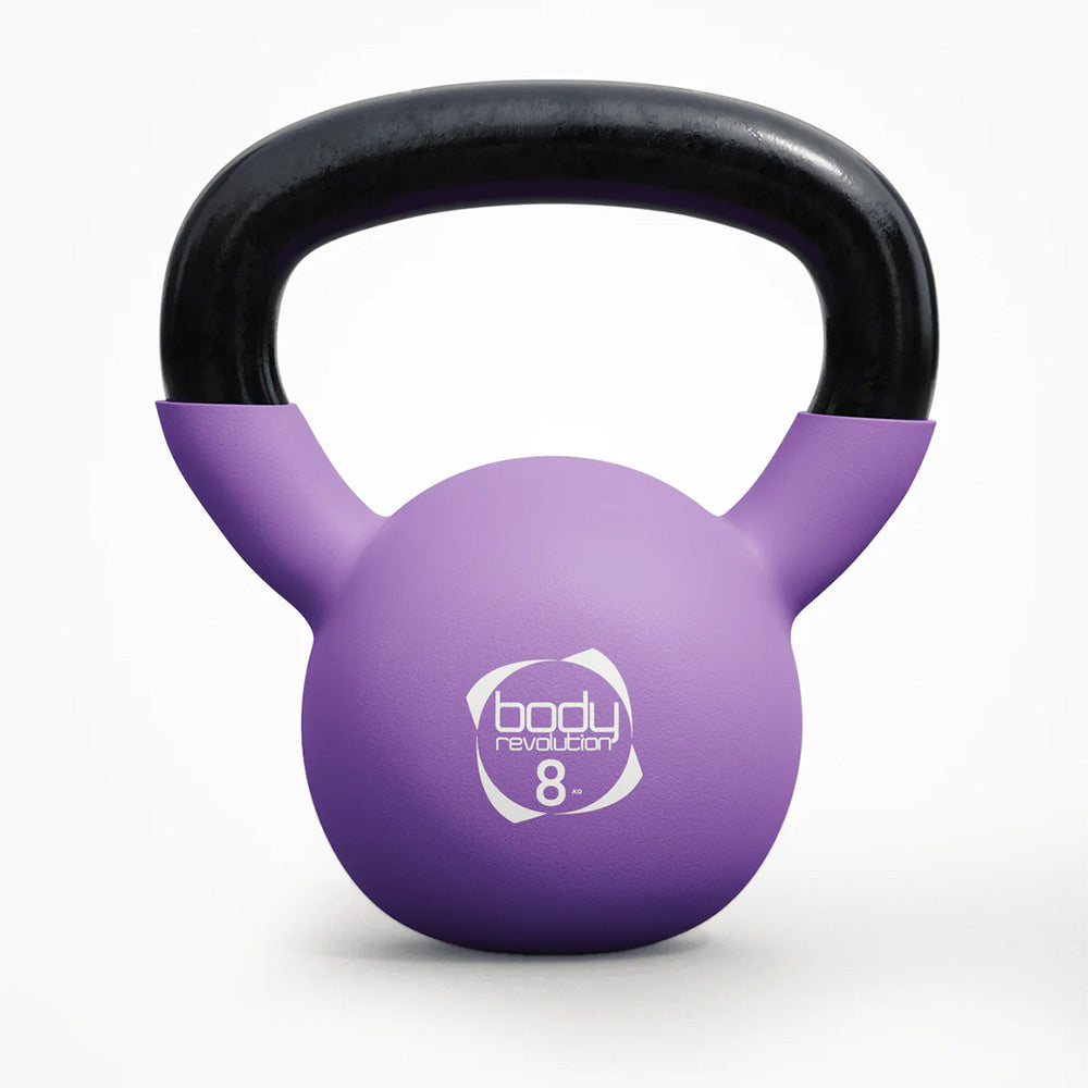Pesa Rusa Kettlebell de Neopreno Body Revolution - 8 kg
