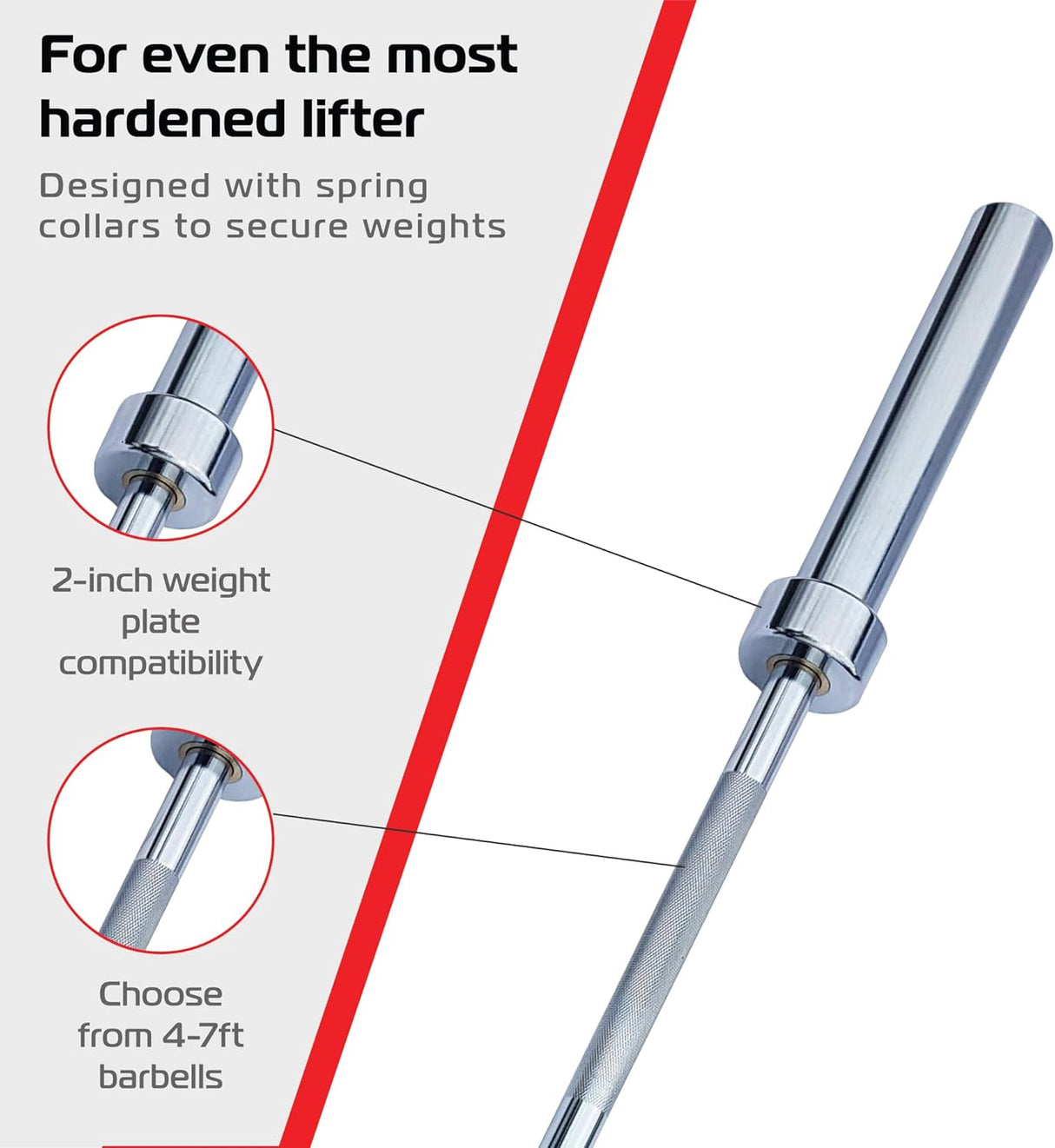 Barra Olímpica Body Revolution 122 cm