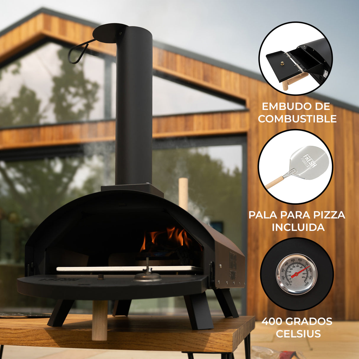 Horno de pizza para exteriores Clásico Fresh Grills
