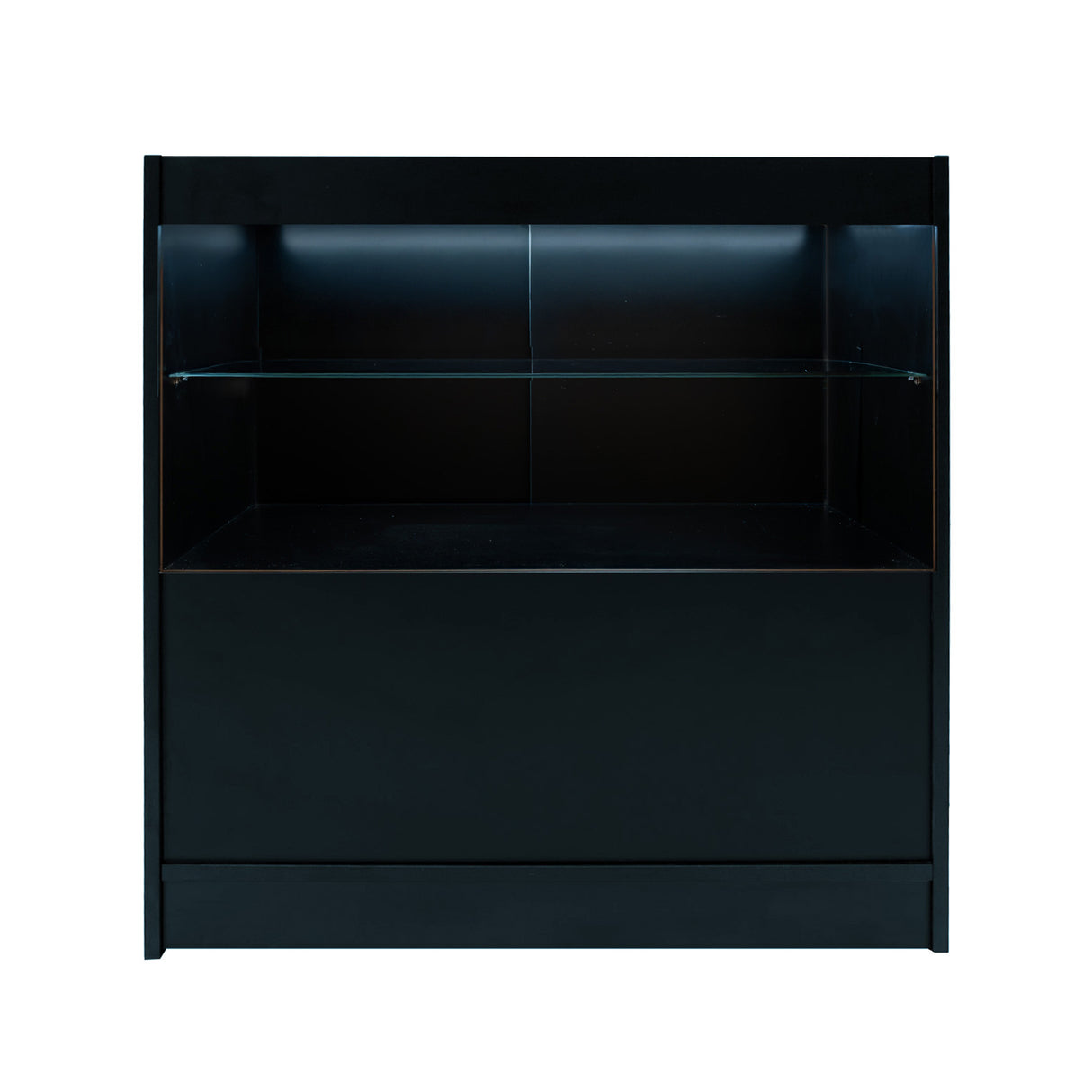 Set Mostradores Comerciales con Luz LED "SELENE" CM60+ 2x C900 – Negro