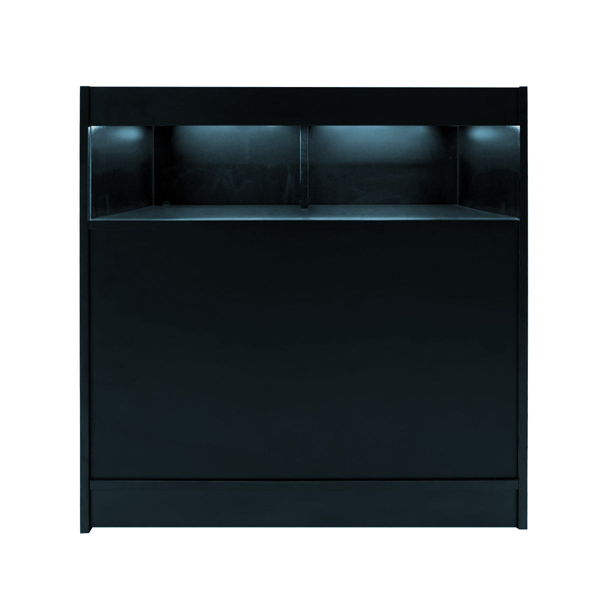 Set Mostradores Comerciales con Luz LED "THESEUS" LM60+ 2x B900 – Negro